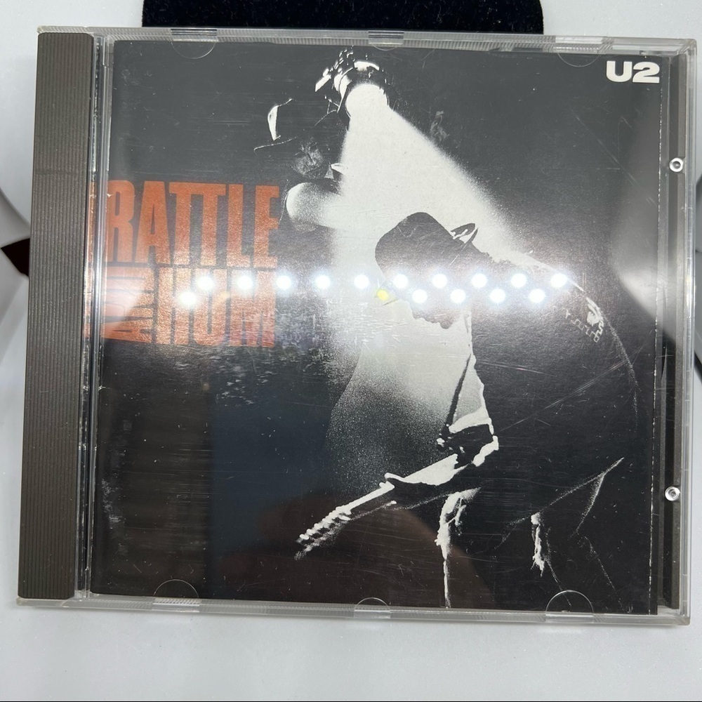 𝅺euc-u2 - Rattle And Hum-Original 1988 Gold Rim CD Island Made In U.K.CID U27